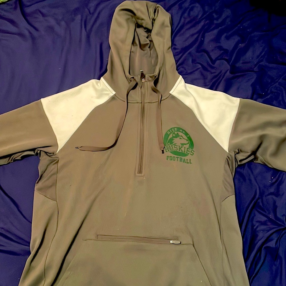 Grey Huskies football Holloway Quarter zip